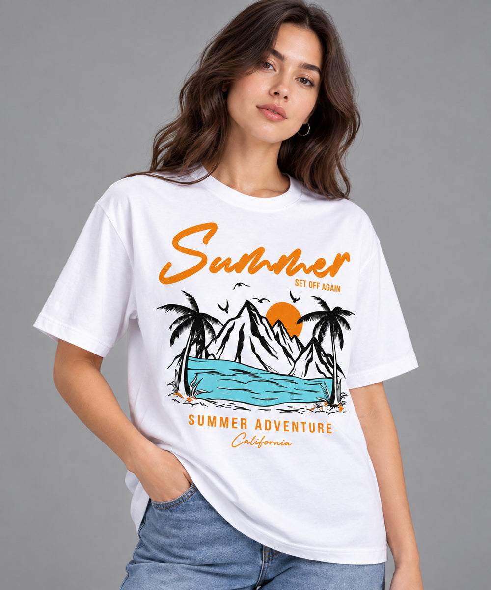 Women's Summer Adventure Graphic Tee