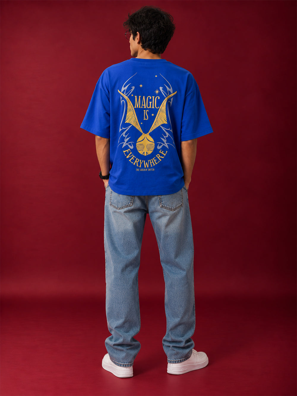 Magic Is Everywhere Oversized Tee – Royal Blue