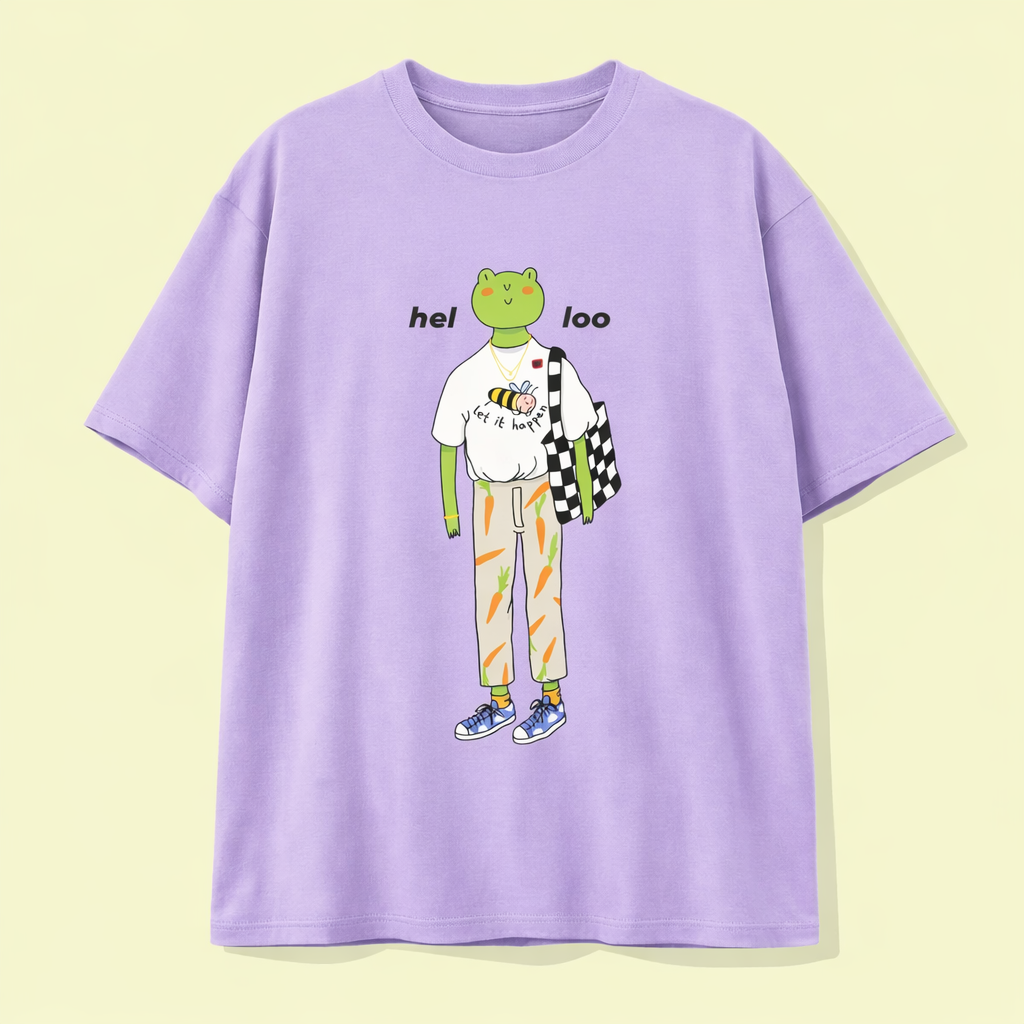 Hello Frog Oversized T-Shirt