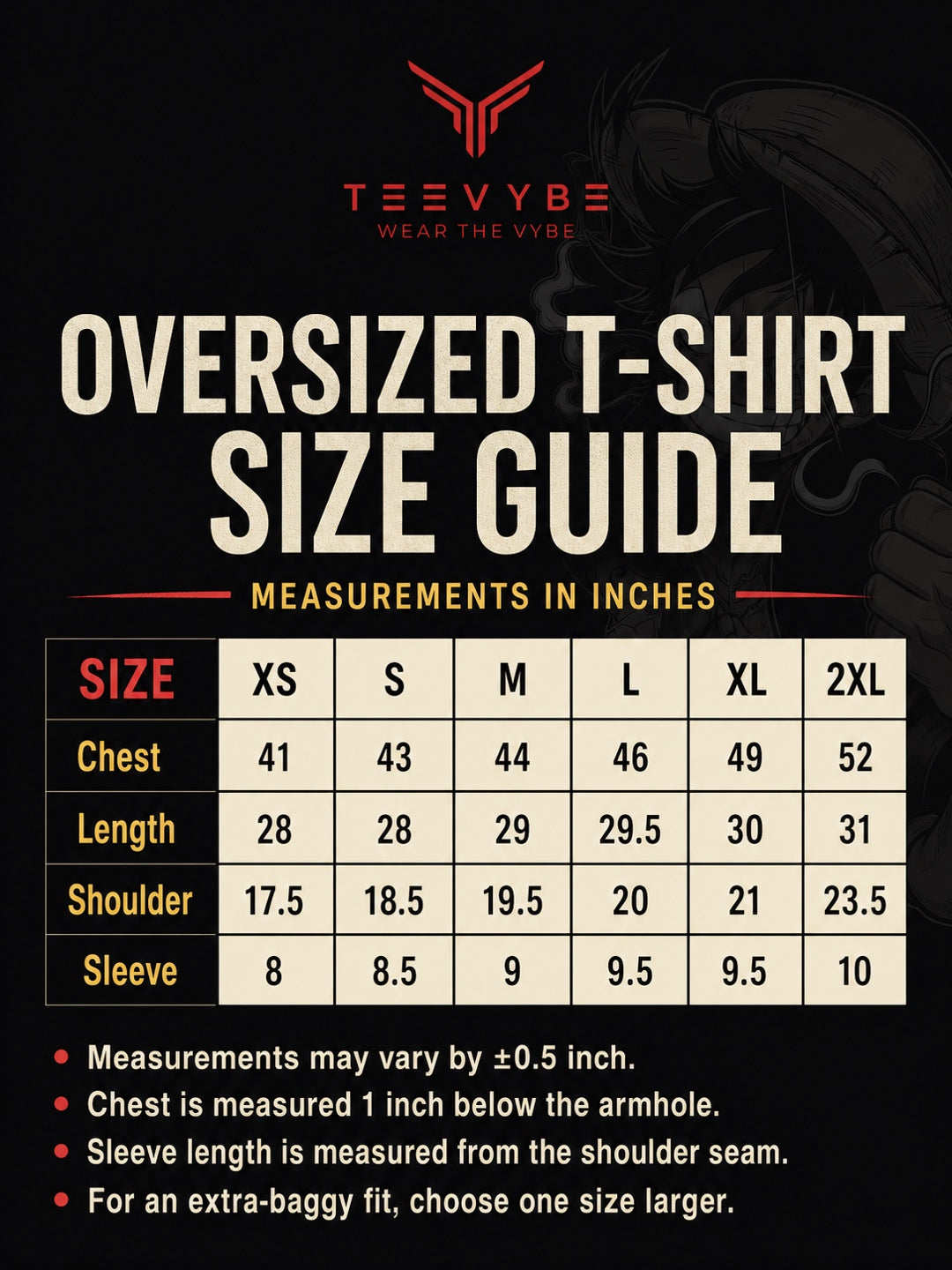 TeeVybe Men’s Oversized Printed Round Neck T-Shirt | Trendy Casual Streetwear T-Shirt