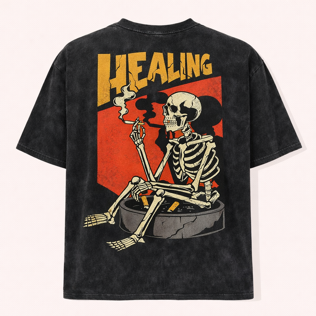 Healing Vintage Oversized T-Shirt