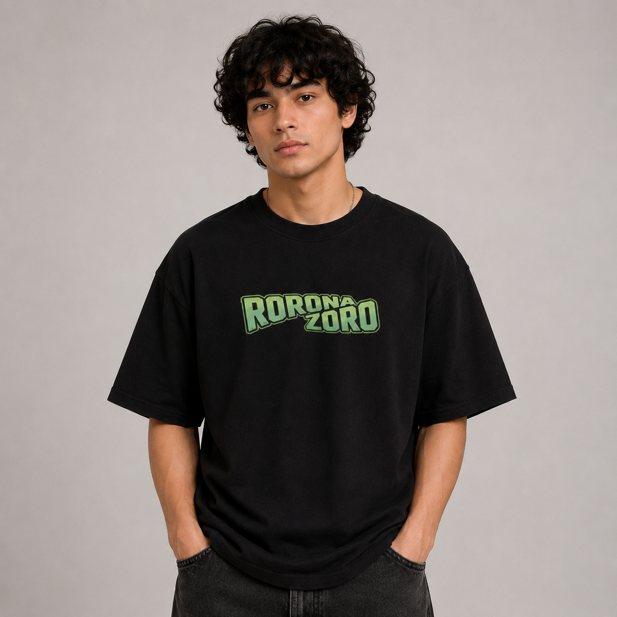 Roronoa Zoro Anime Oversized T-Shirt