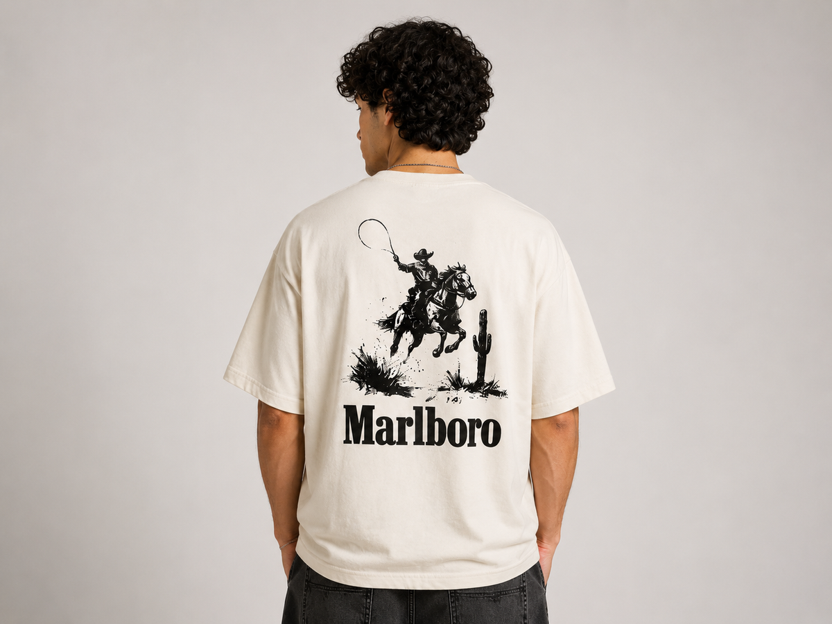 Marlboro Cowboy Oversized T-Shirt