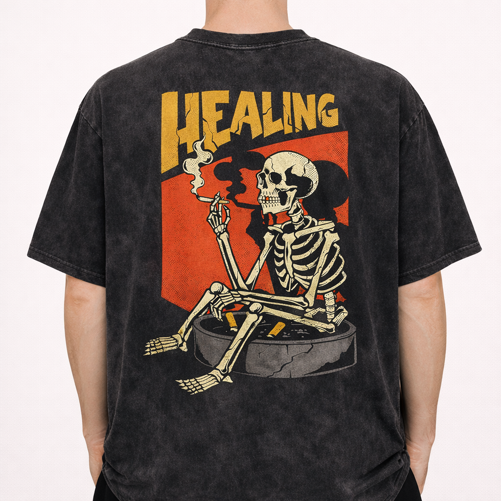 Healing Vintage Oversized T-Shirt