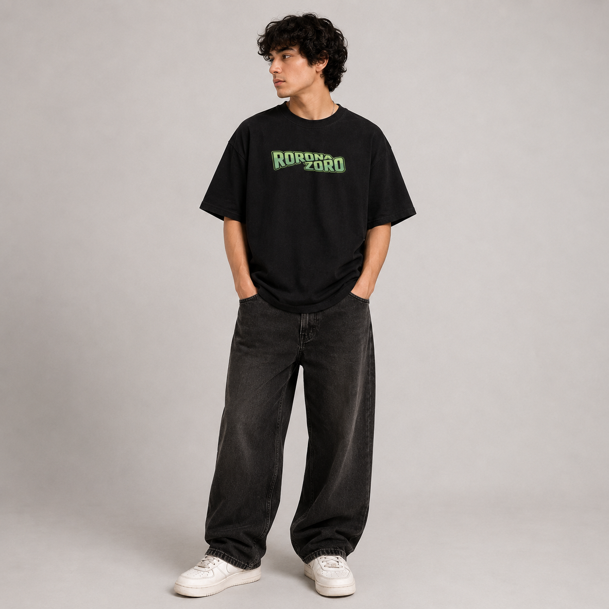 Roronoa Zoro Anime Oversized T-Shirt