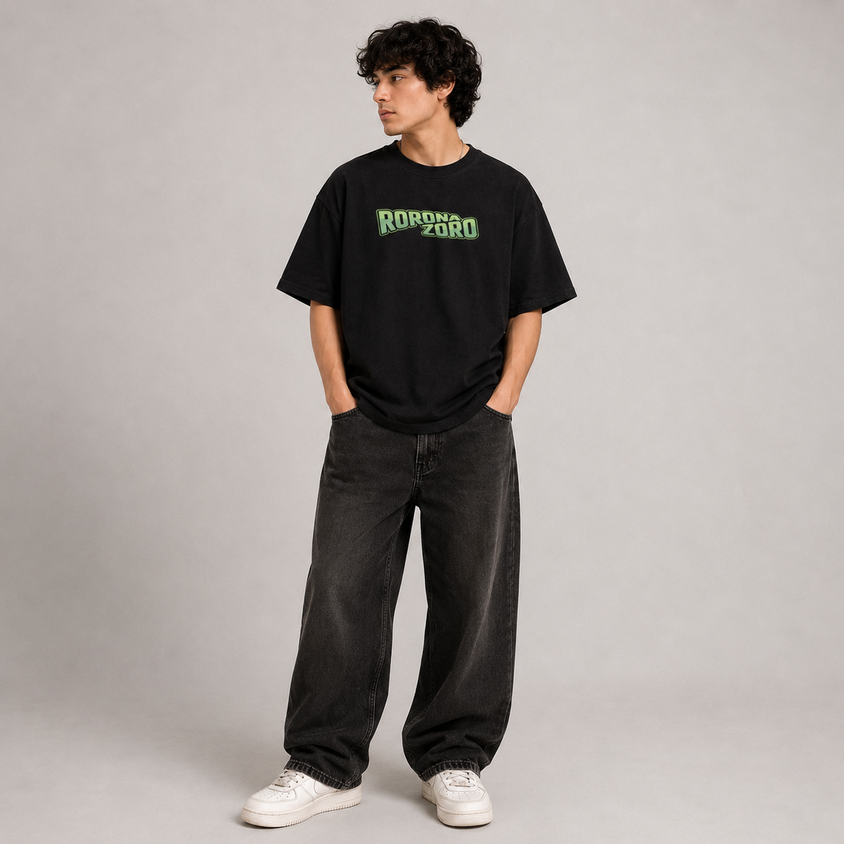 Roronoa Zoro Anime Oversized T-Shirt