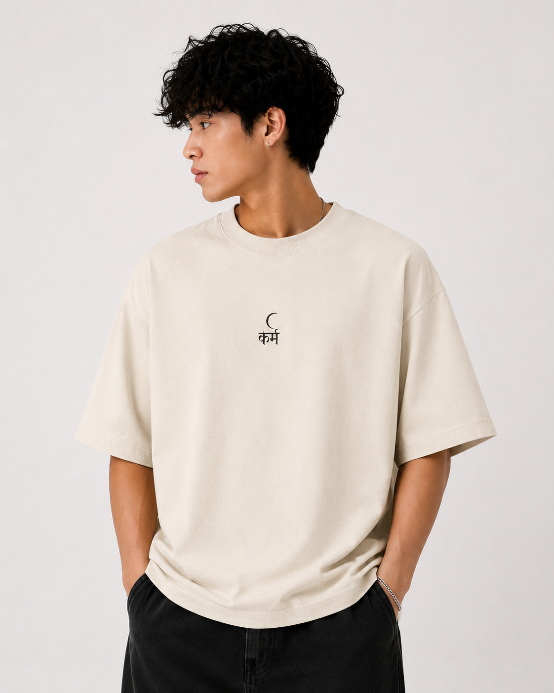 Karma Dhairya Moksha Oversized T-Shirt
