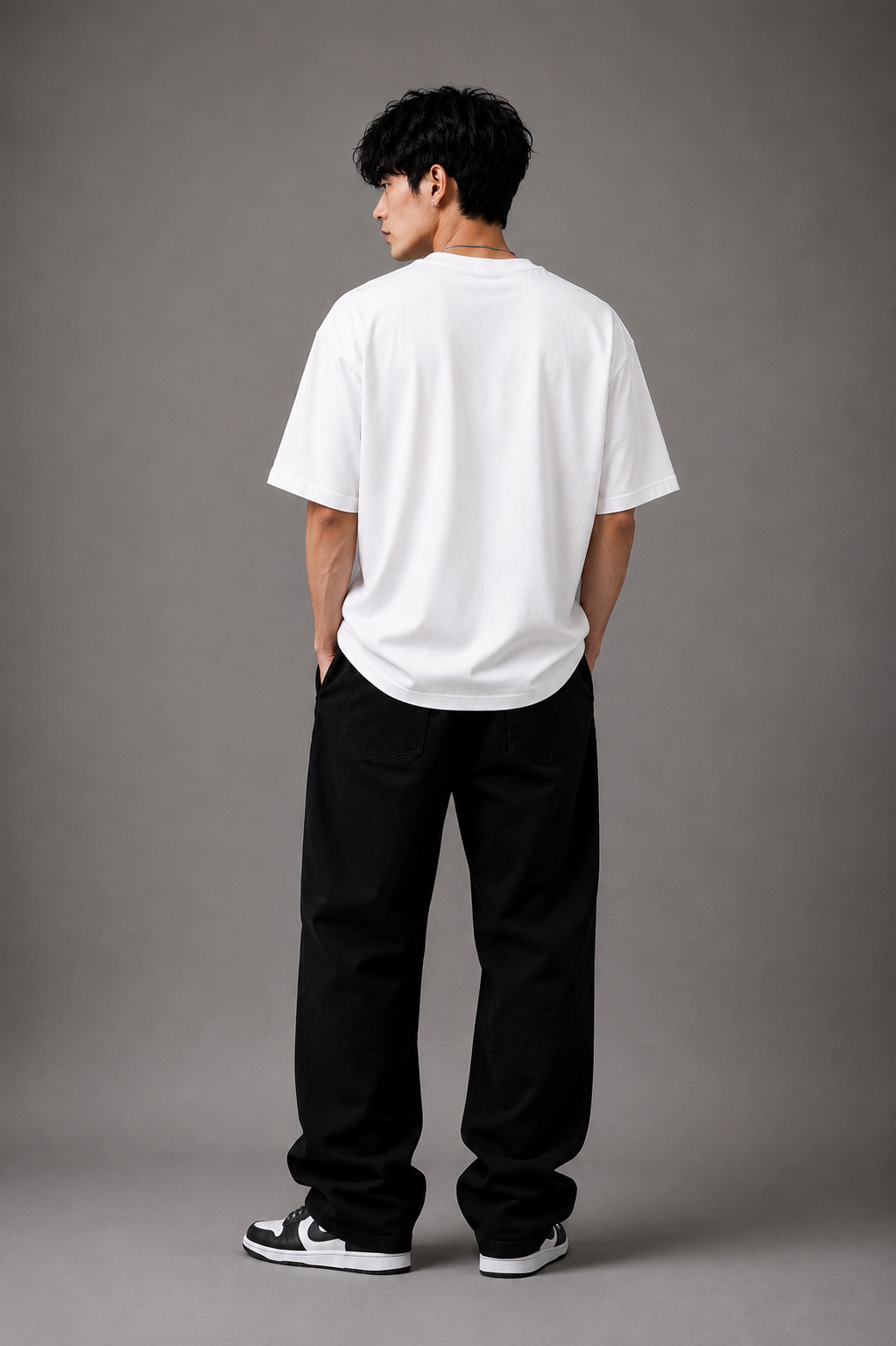 TEEVYBE Men’s Oversized Cotton T-Shirt | Chicago Speed 23 Graphic Print | Relaxed Fit Casual Half Sleeve T-Shirt