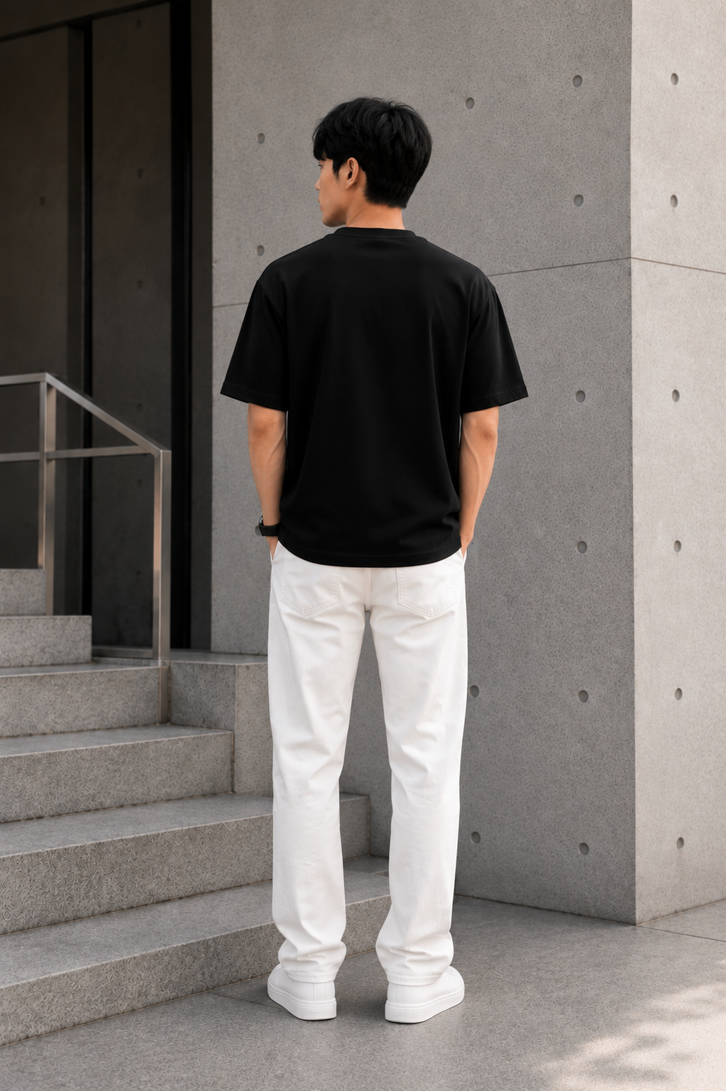 Teevybe Tokyo Rising Sun Oversized Graphic T-Shirt