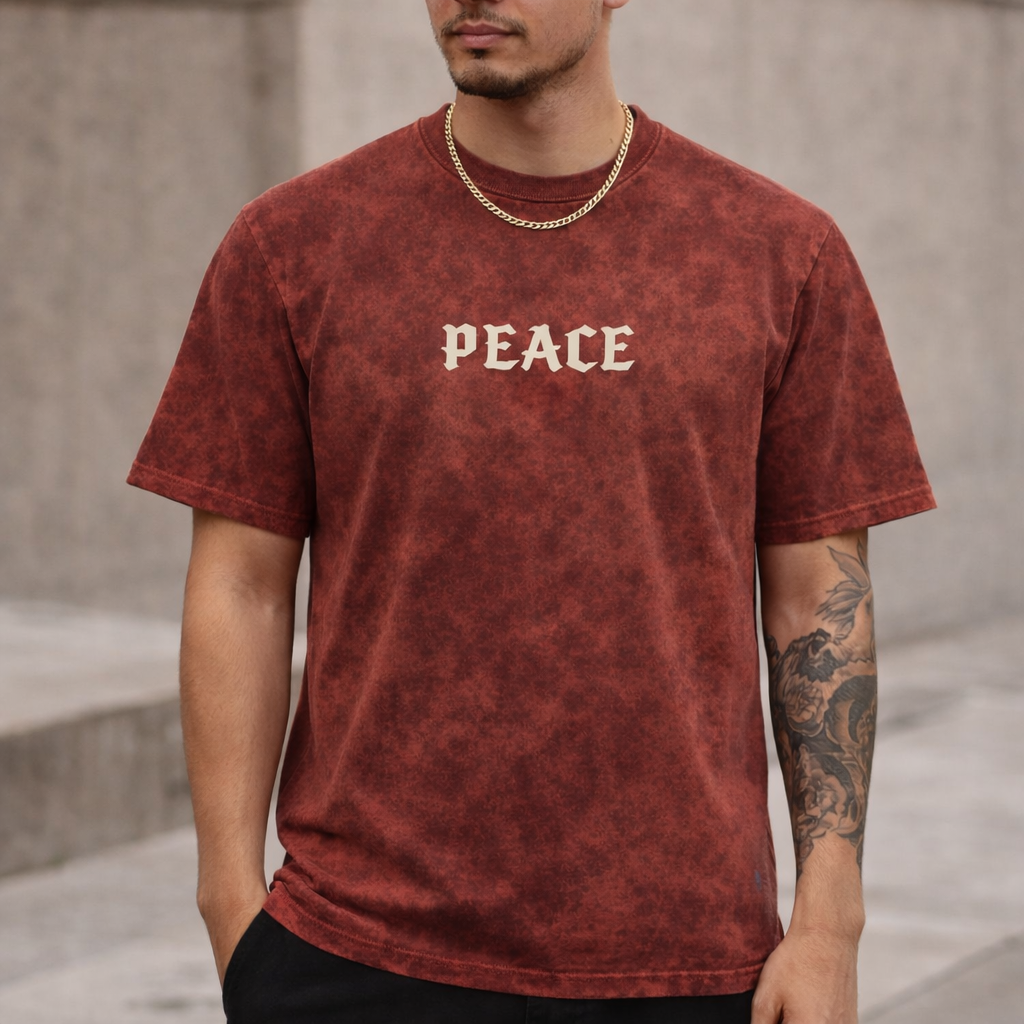 Peace Vintage Oversized T-Shirt