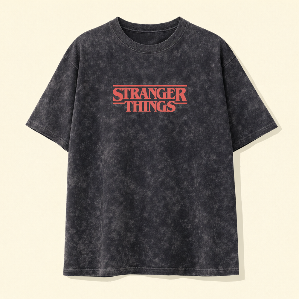 Stranger Things Vintage Oversized T-Shirt