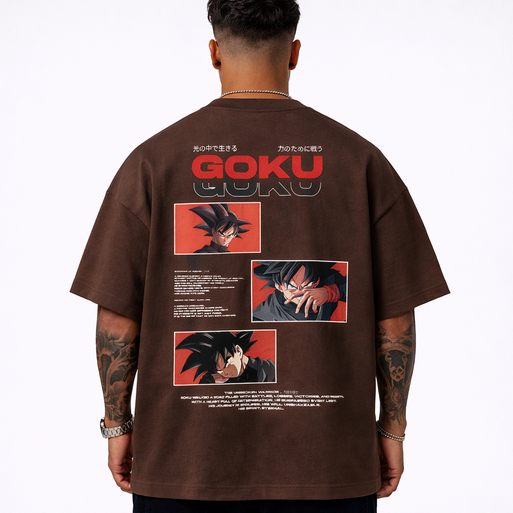 Dragon Ball goku oversized anime t-shirt