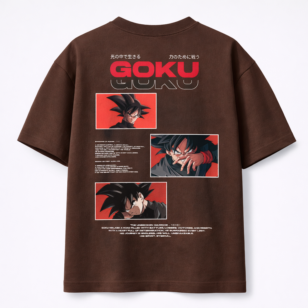 Dragon Ball goku oversized anime t-shirt