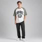 Runrace varsity raglan oversized t-shirt