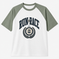 Runrace varsity raglan oversized t-shirt