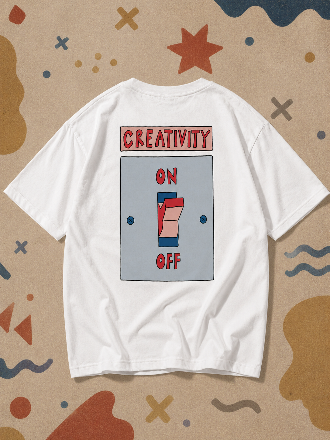 Creativity On Oversized T-Shirt