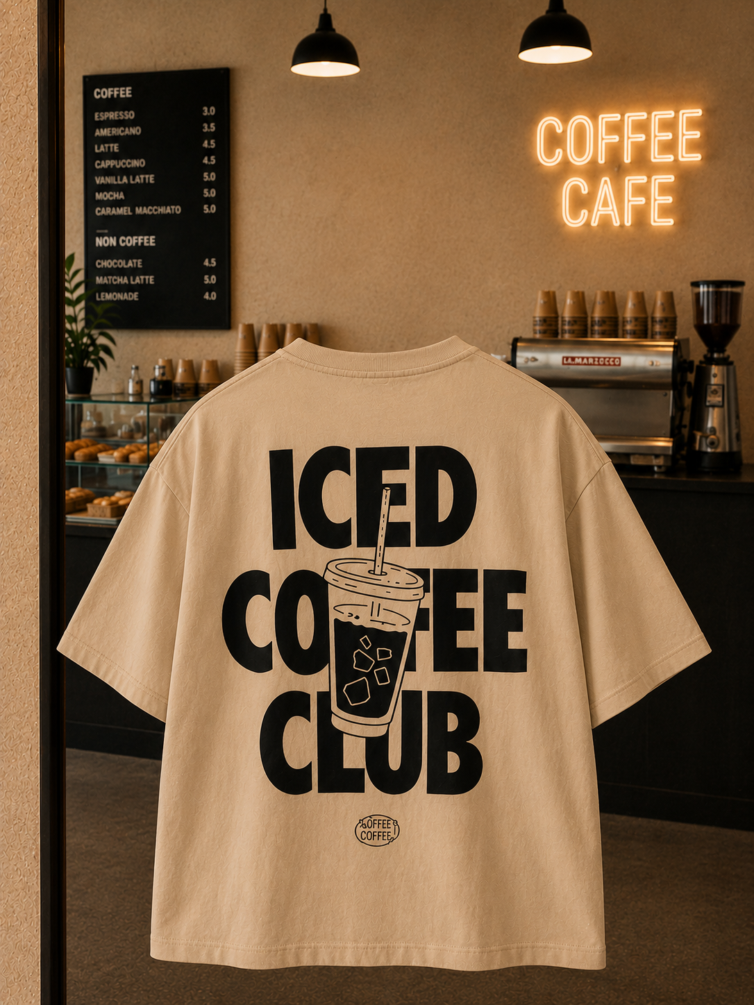 Iced Coffee Club Oversized T-Shirt