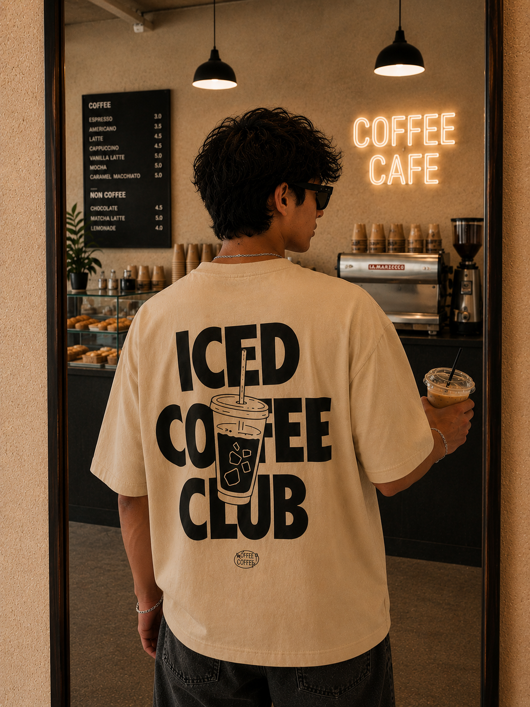 Iced Coffee Club Oversized T-Shirt