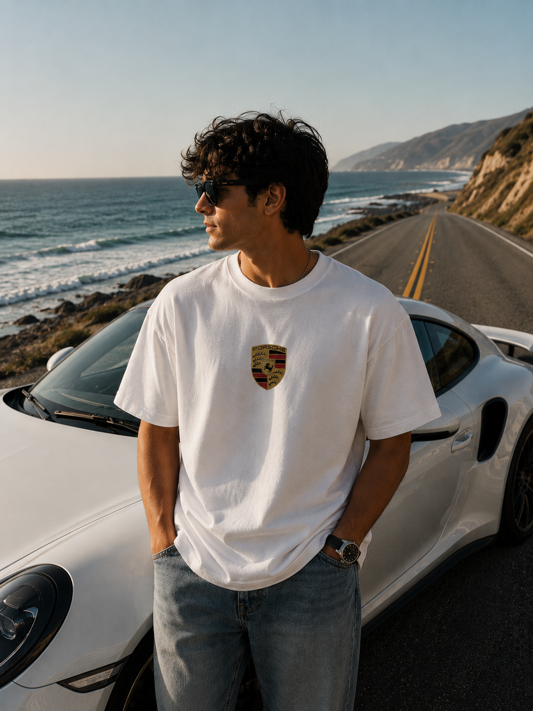 Porsche 911 Turbo S Oversized T-Shirt