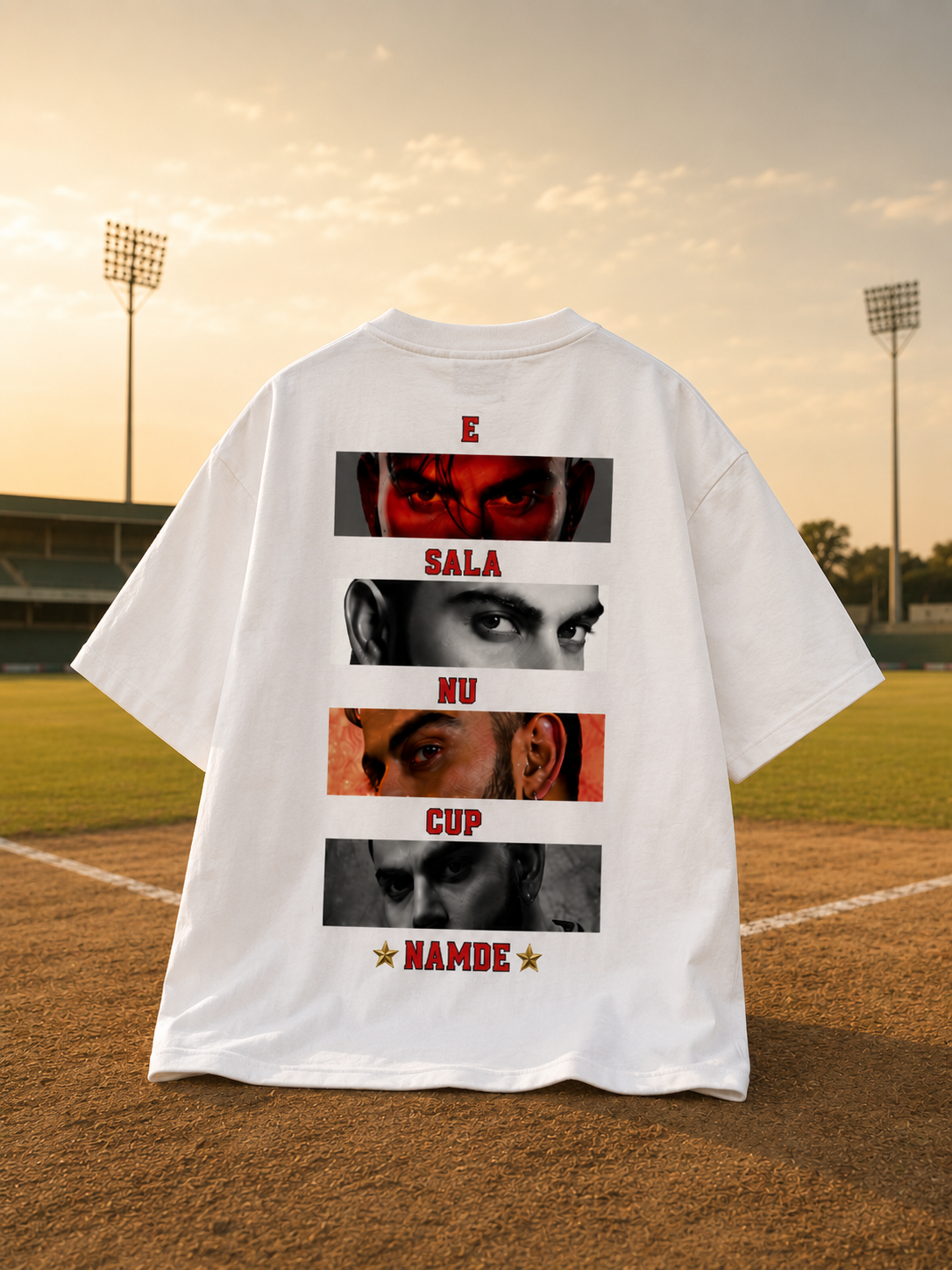 RCB Fan Oversized T-Shirt
