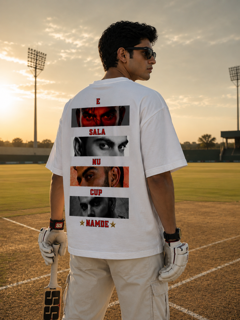 RCB Fan Oversized T-Shirt