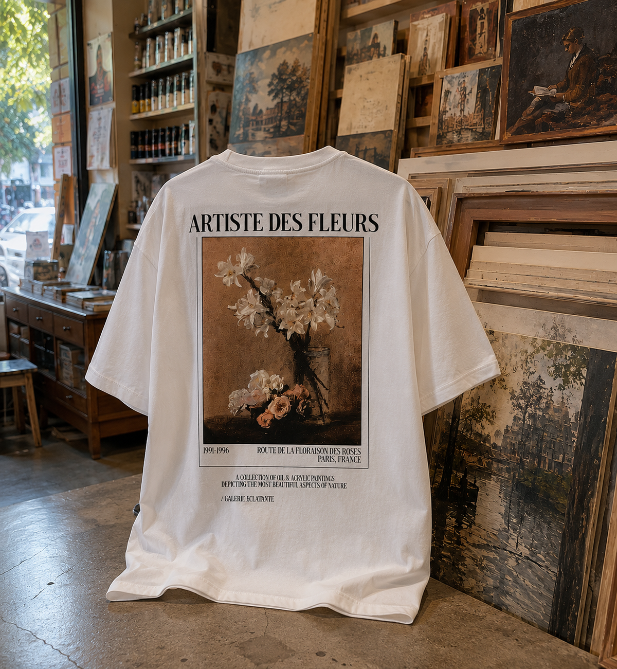 Art Is A Form Of Love Oversized T-Shirt