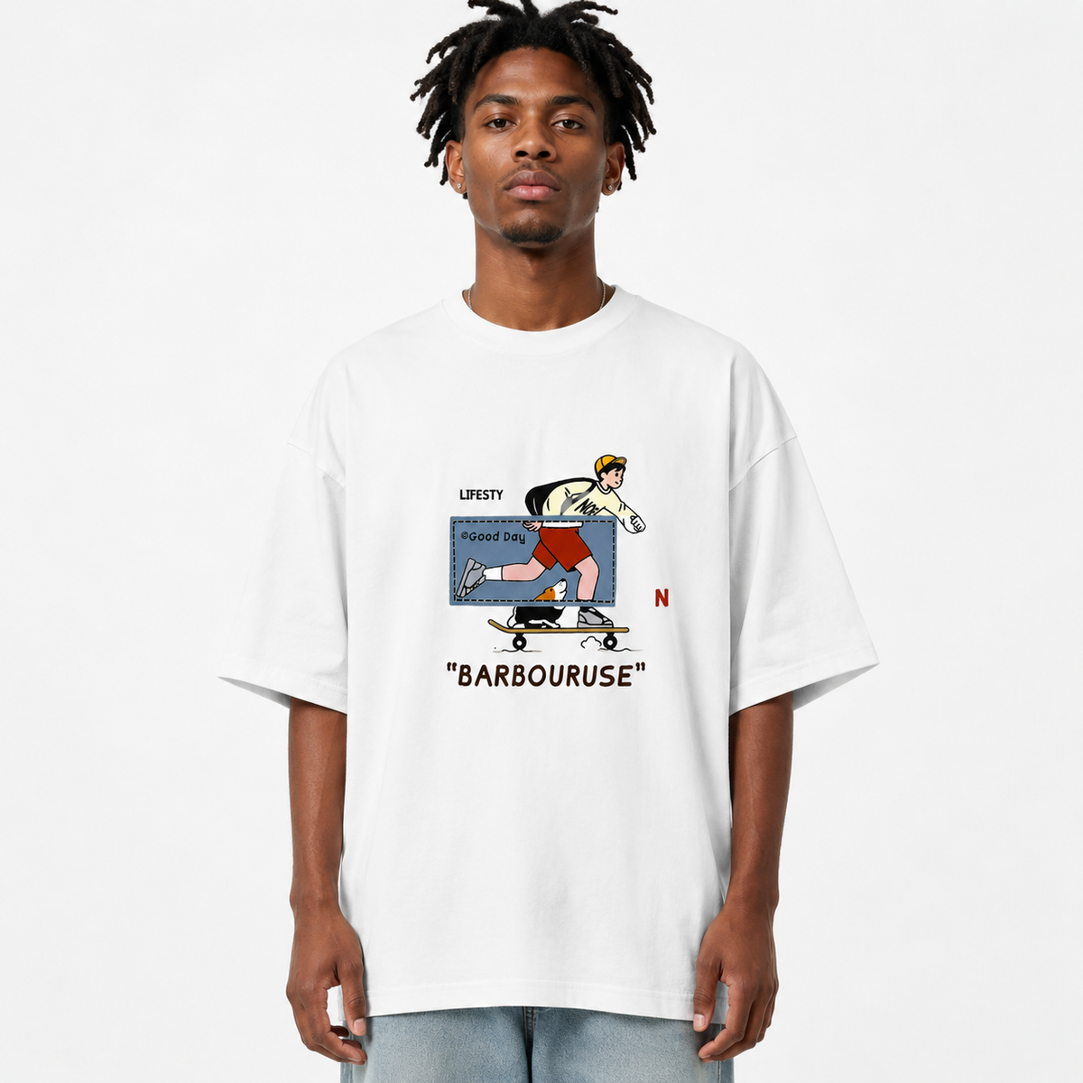 Barbouruse Lifestyle Oversized T-Shirt