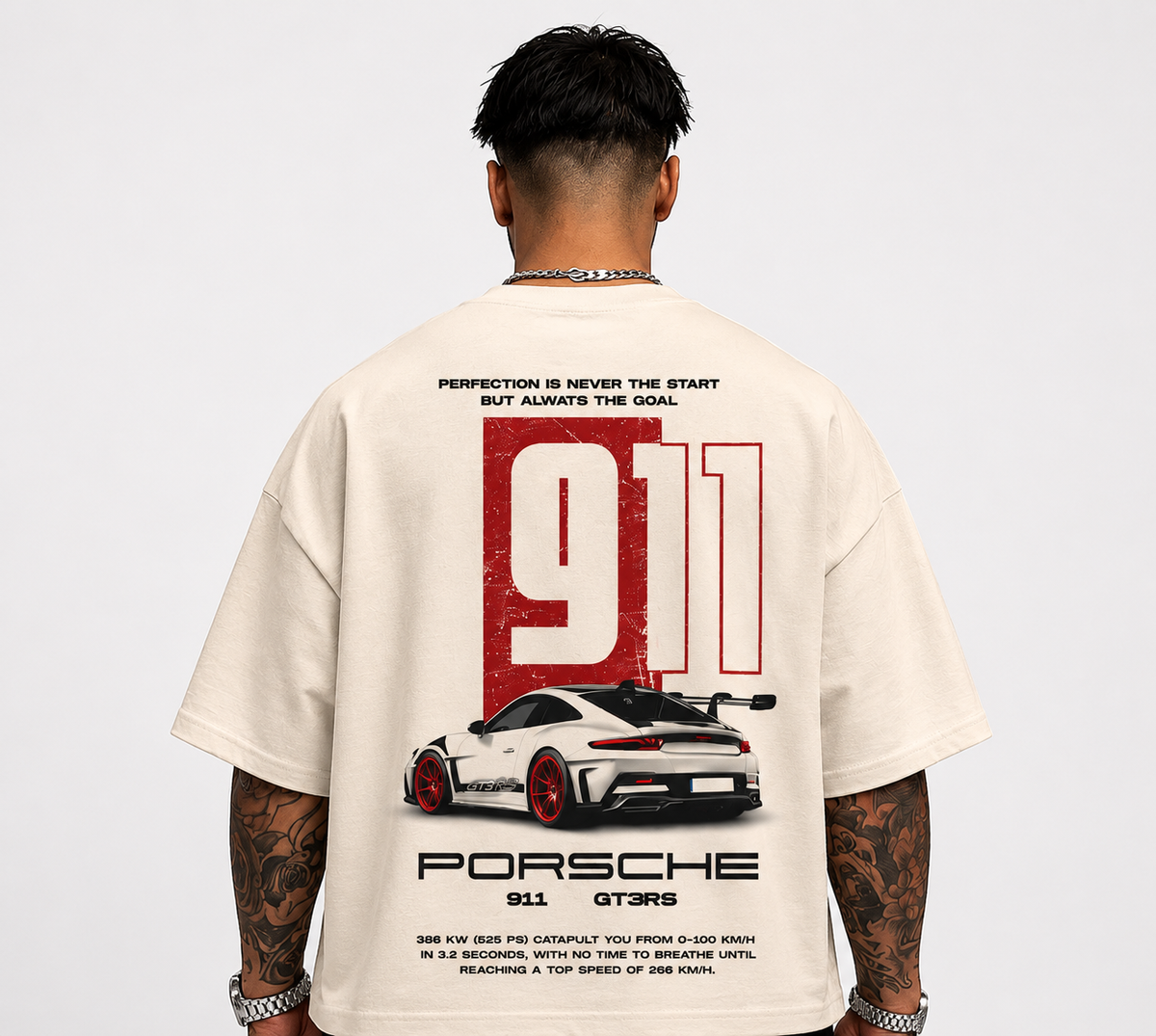 Porsche 911 GT3 RS Oversized T-Shirt