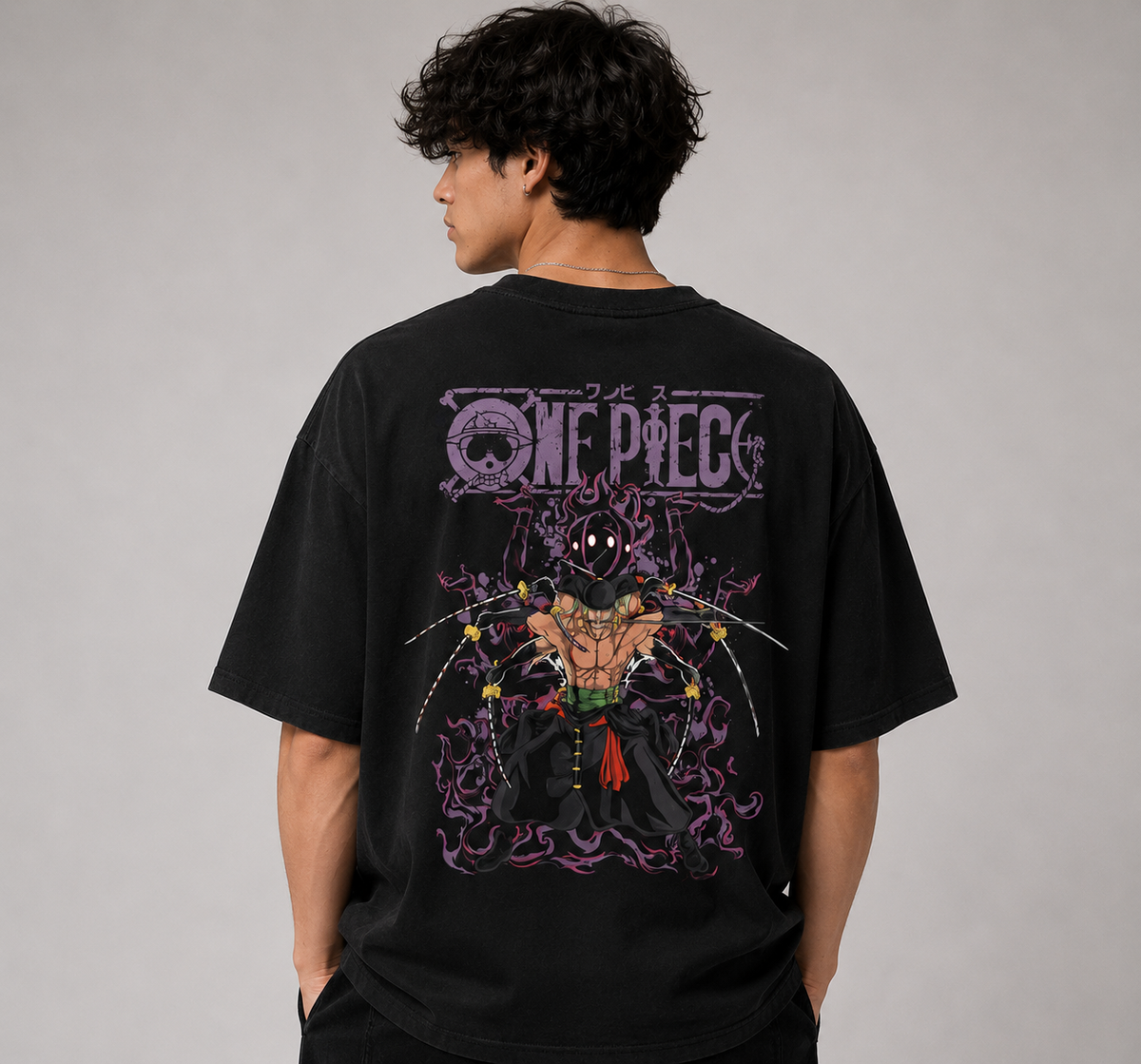 Roronoa Zoro Anime Oversized T-Shirt