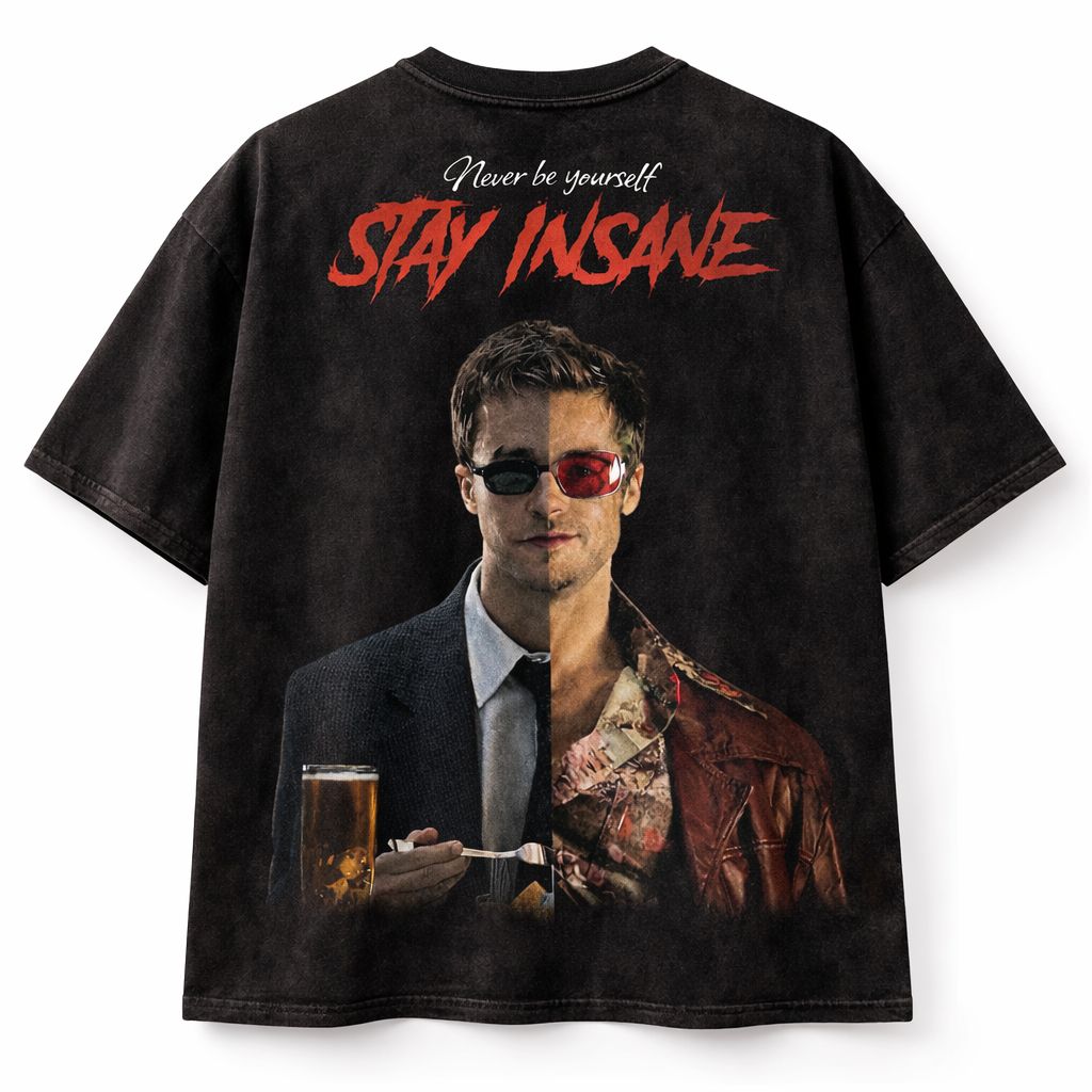 Fight Club Vintange Oversized Heavyweight T-Shirt