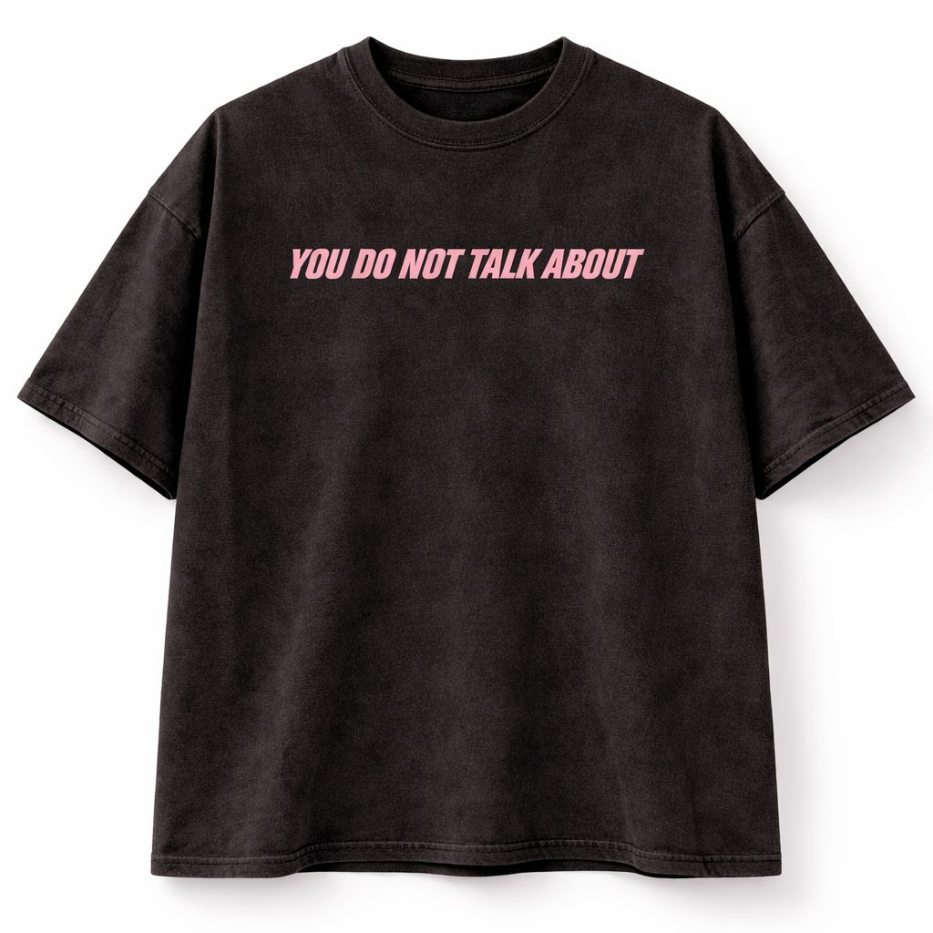 Fight Club Vintange Oversized Heavyweight T-Shirt