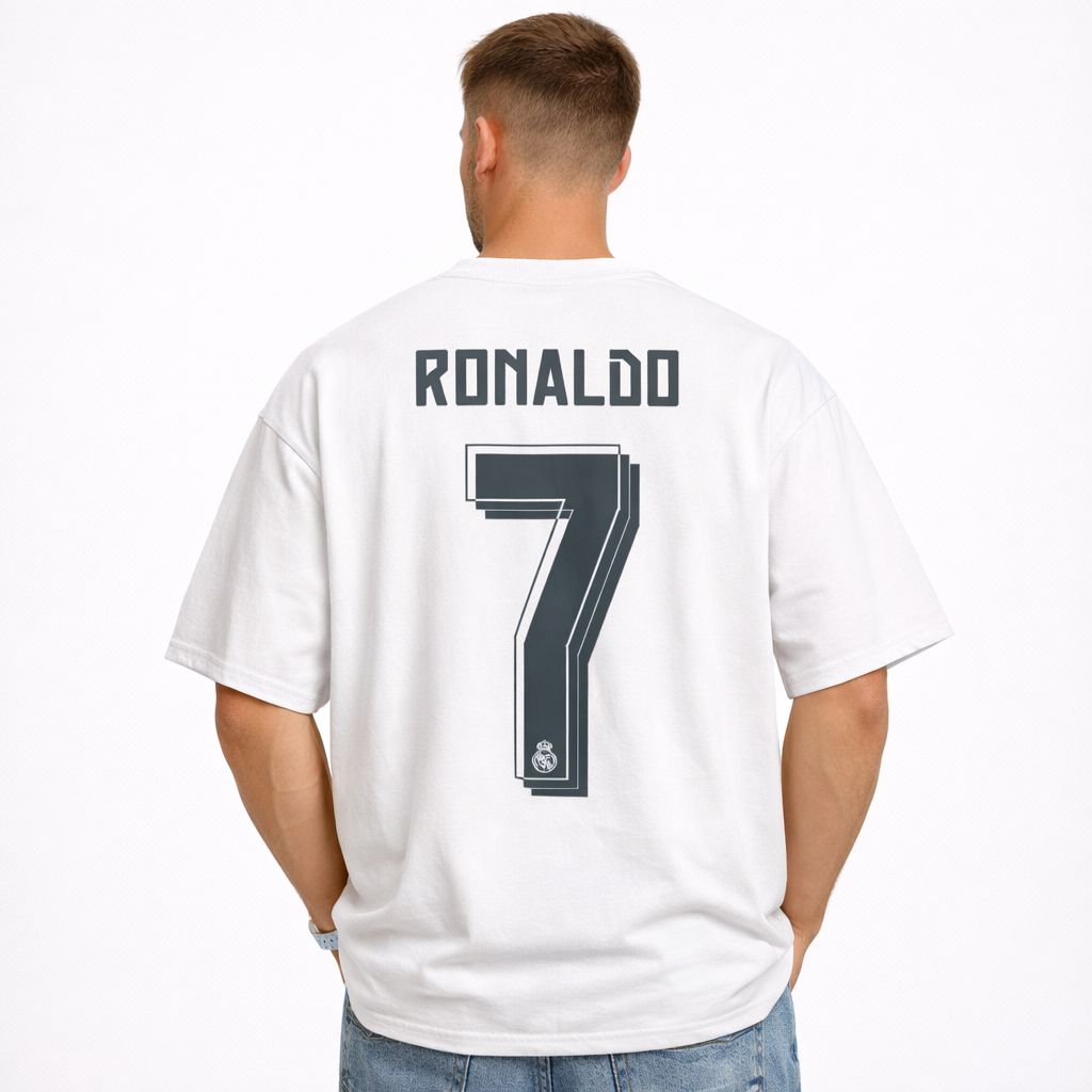 Cristiano Ronaldo 7 Graphic Oversized T-Shirt
