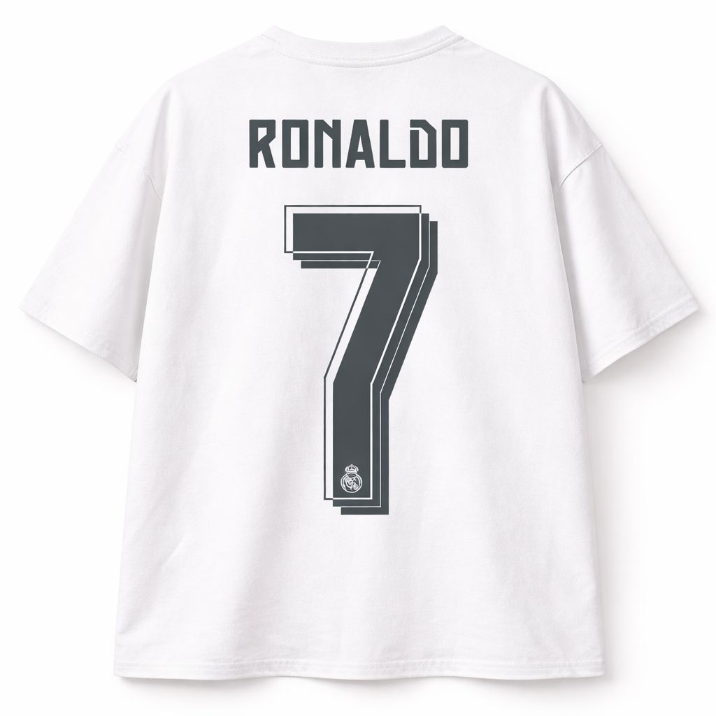Cristiano Ronaldo 7 Graphic Oversized T-Shirt