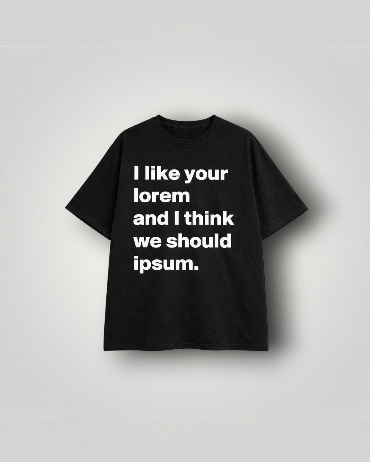 Lorem Ipsum Oversized T-Shirt