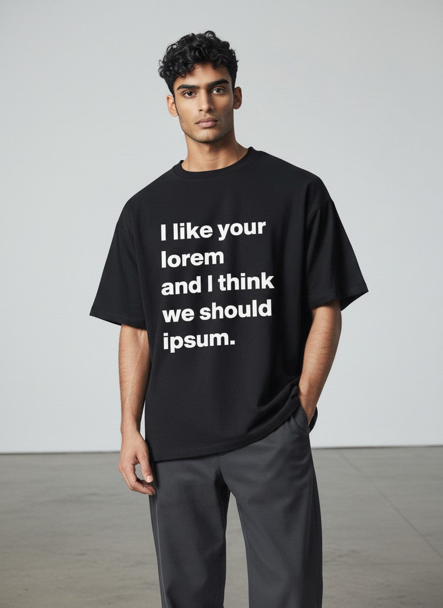 Lorem Ipsum Oversized T-Shirt