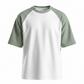 Sage Green Raglan Oversized T-Shirt