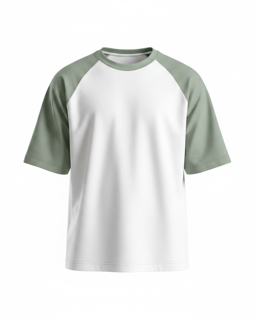Sage Green Raglan Oversized T-Shirt