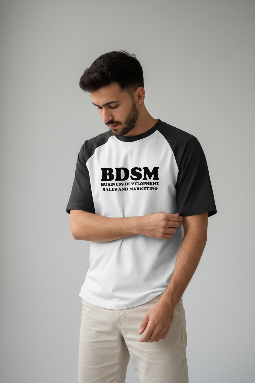 BDSM Statement Raglan Oversized Tee