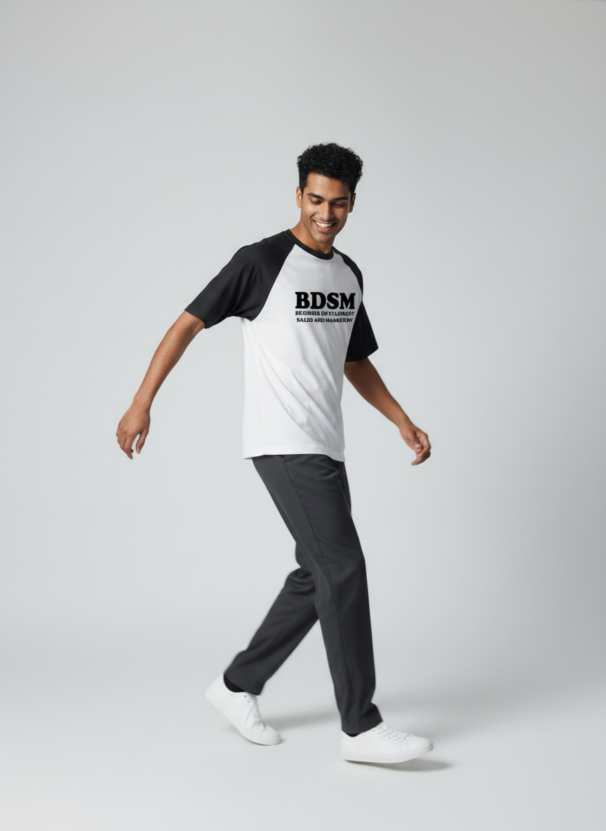 BDSM Statement Raglan Oversized Tee