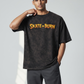 Skate Or Burn Vintage Oversized Heavyweight T-Shirt
