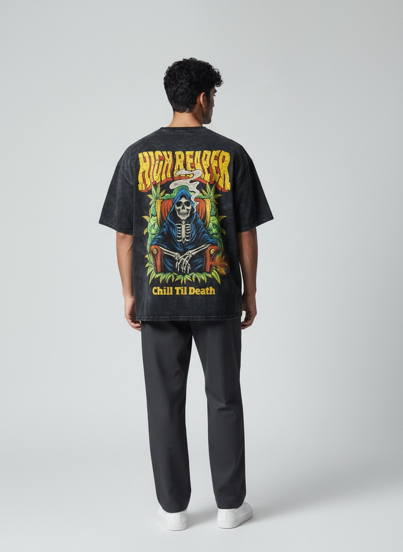 High Reaper Vintage Oversized Heavyweight T-Shirt