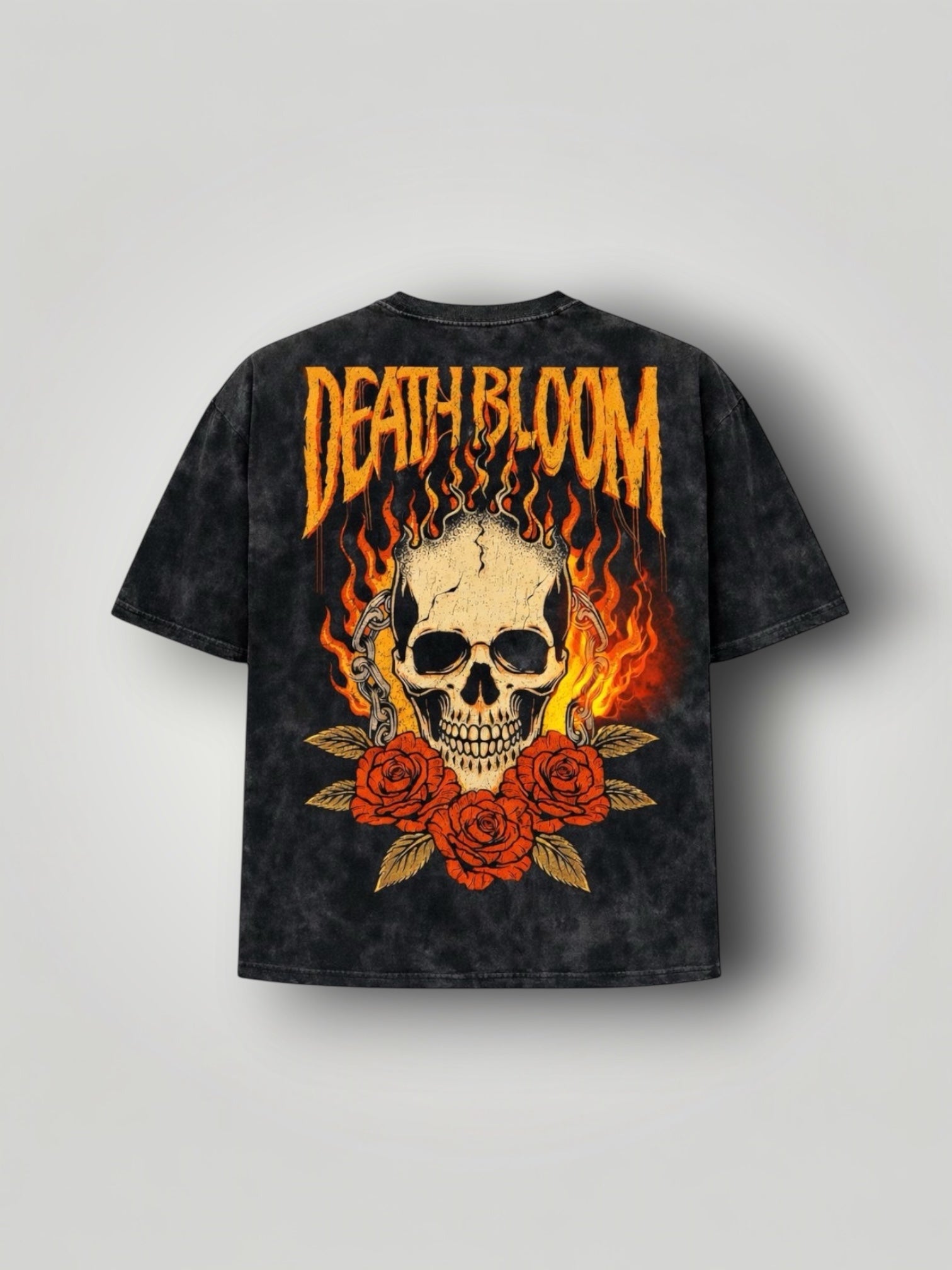 Death Bloom Vintage Oversized T-Shirt