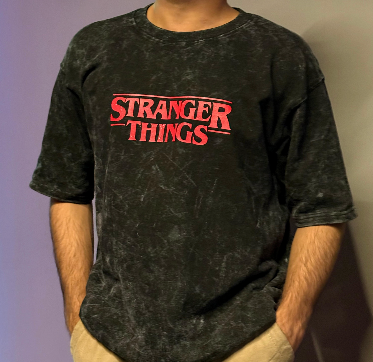 Stranger Things Vintage Oversized T-Shirt