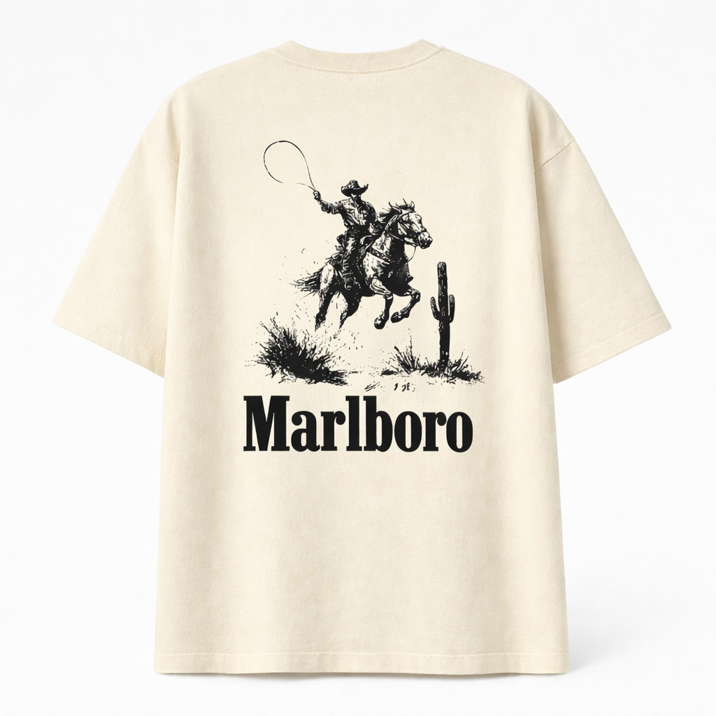 Marlboro Cowboy Oversized T-Shirt