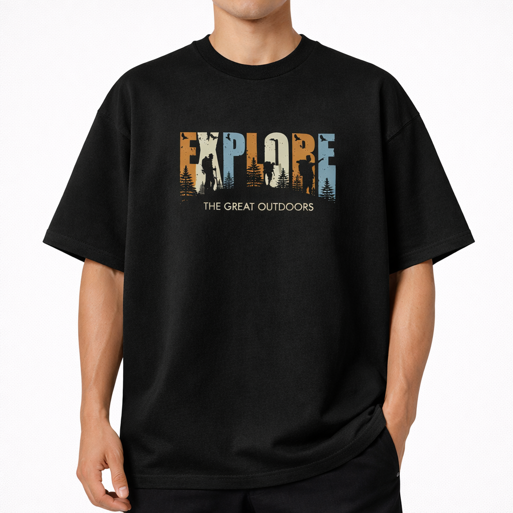 Explore The Great Outdoors Oversized T-Shirt