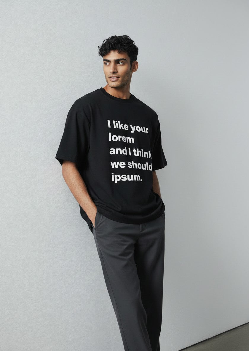 Lorem Ipsum Oversized T-Shirt