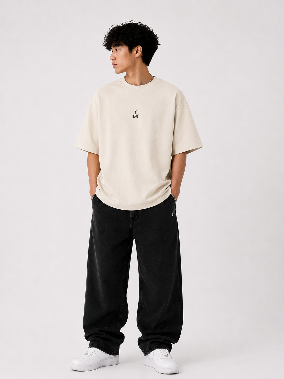Karma Dhairya Moksha Oversized T-Shirt