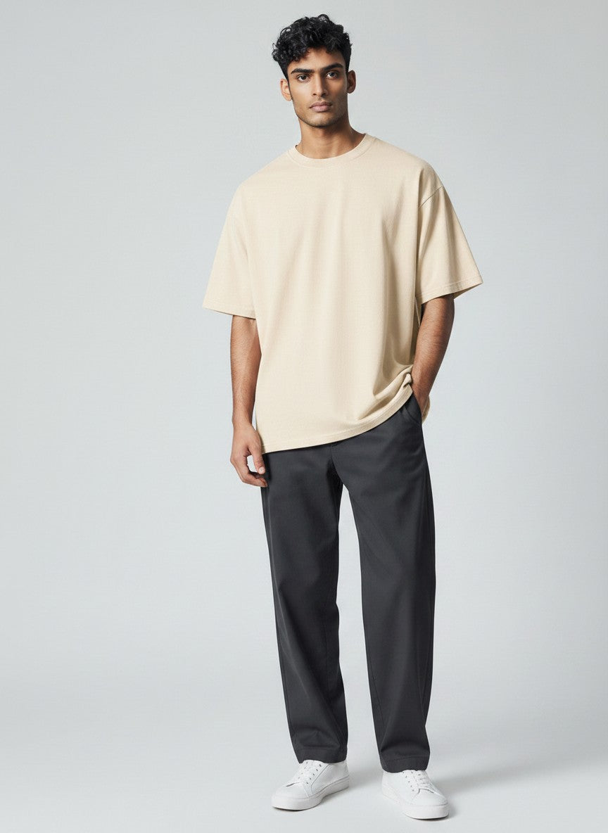 Born Broke Die Rich Oversized T-Shirt
