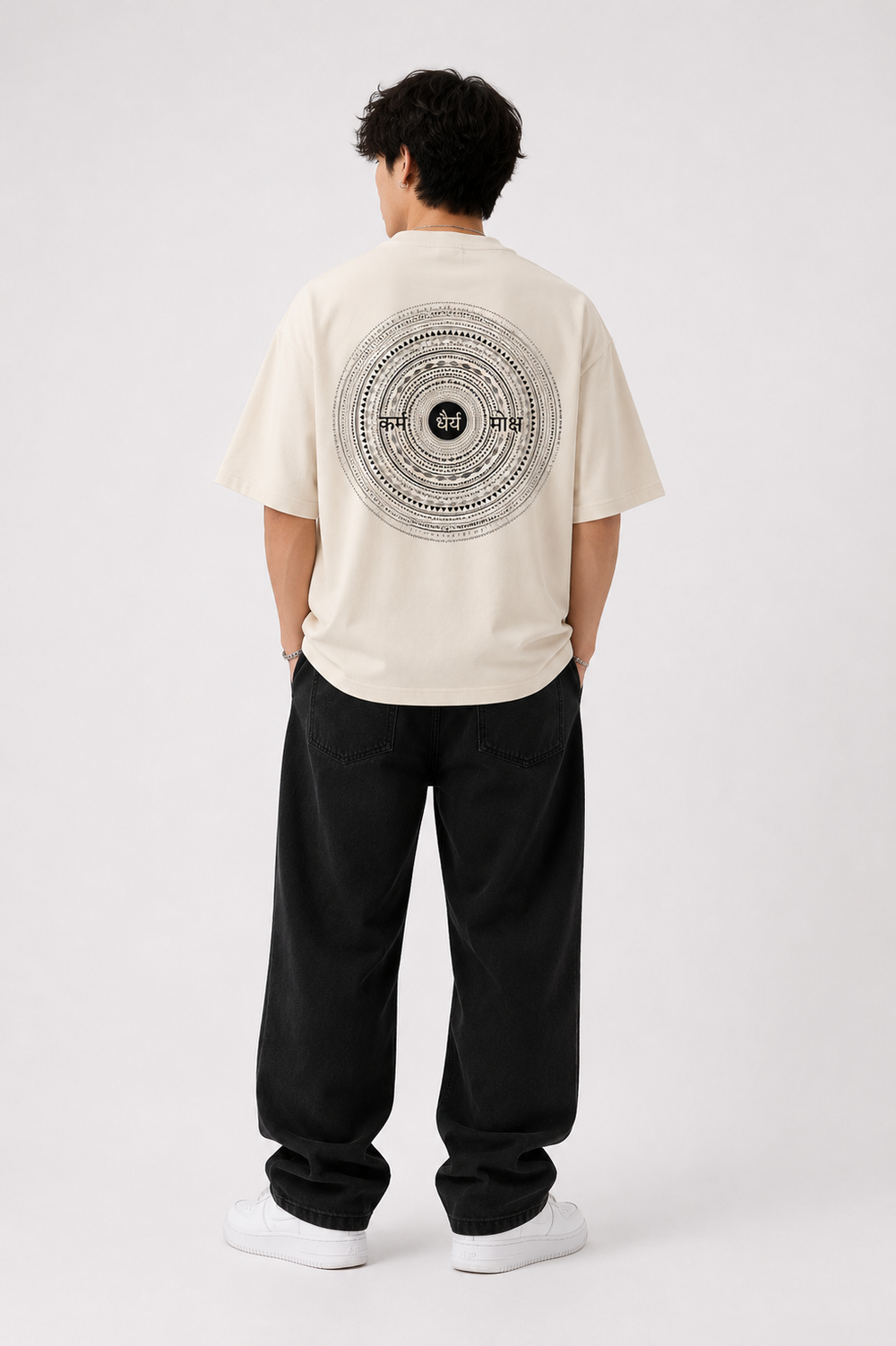 Karma Dhairya Moksha Oversized T-Shirt
