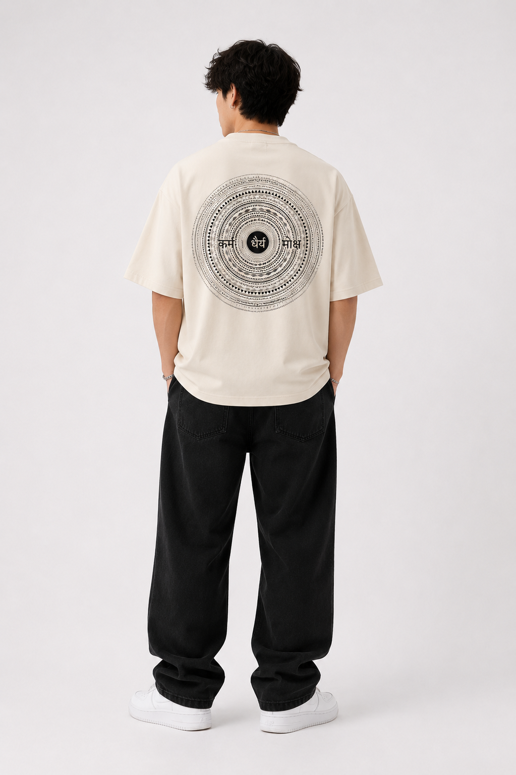 Karma Dhairya Moksha Oversized T-Shirt